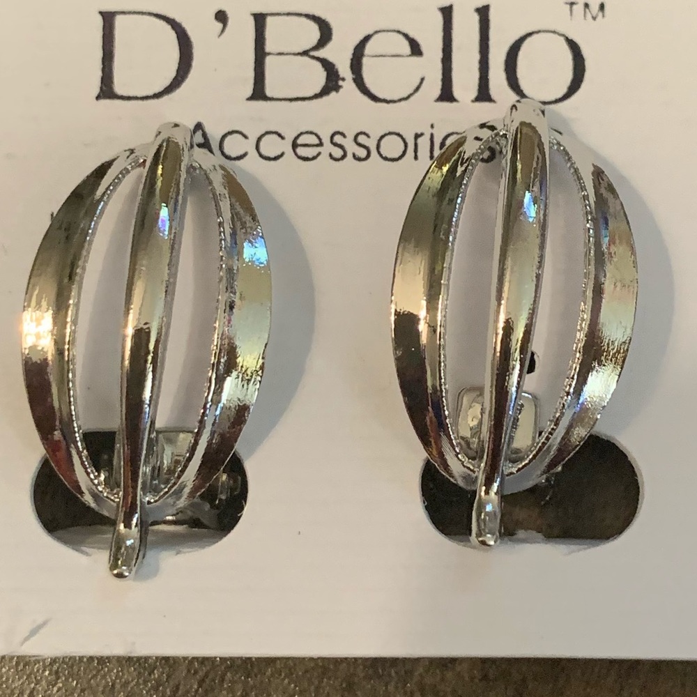 Silver Clip on earrings
